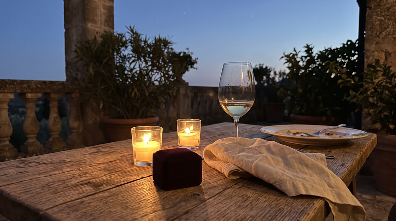 The Outdoor Candlelit Proposal: Choosing a Ring Box for Warm Summer Evenings