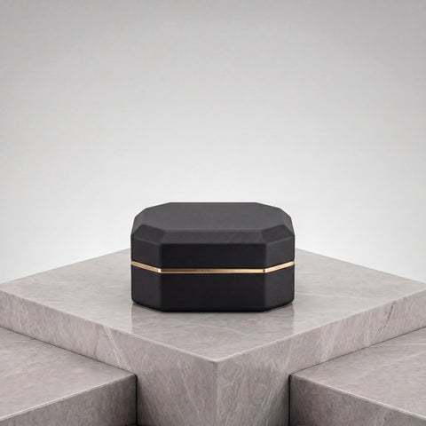 Ormelya Sovereign LED Octagonal Ring Box
